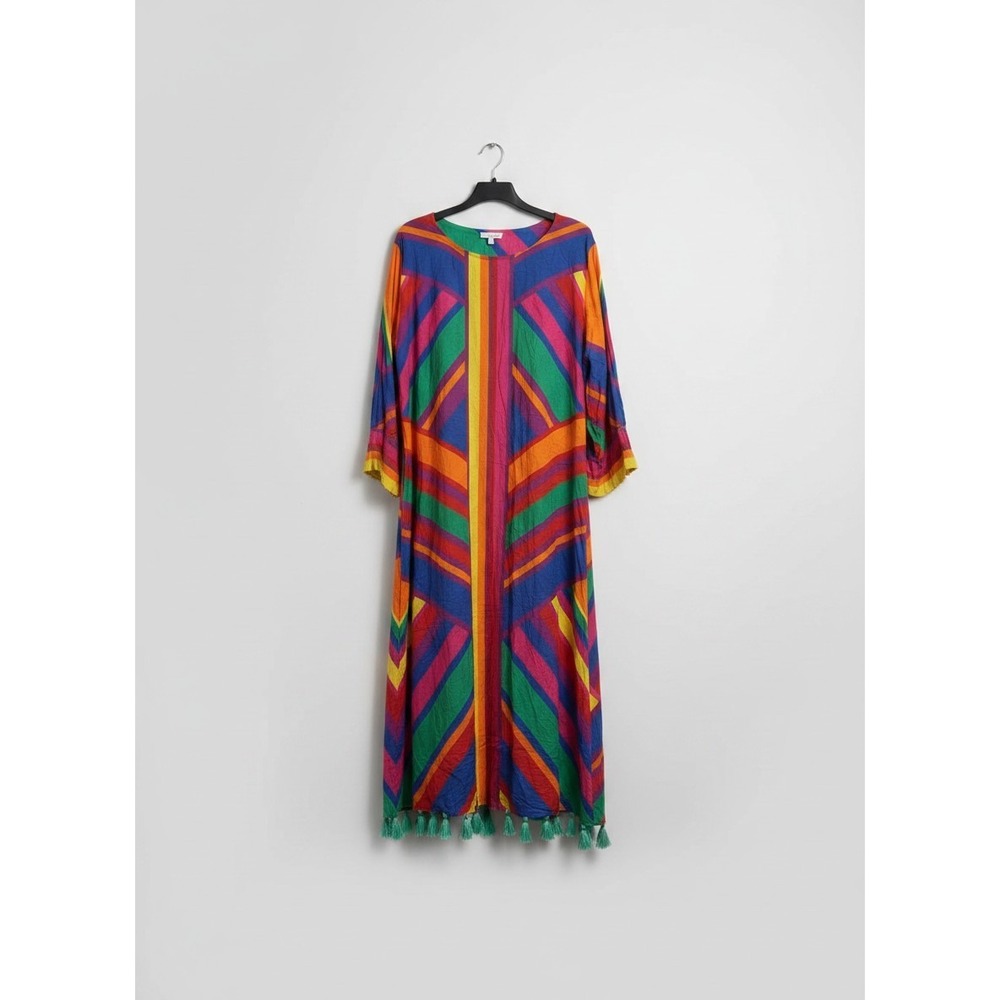 FARM Rio‎ Beach Kimono Multicolor Geometric Print - Size S - NWT - Picture 3 of 4